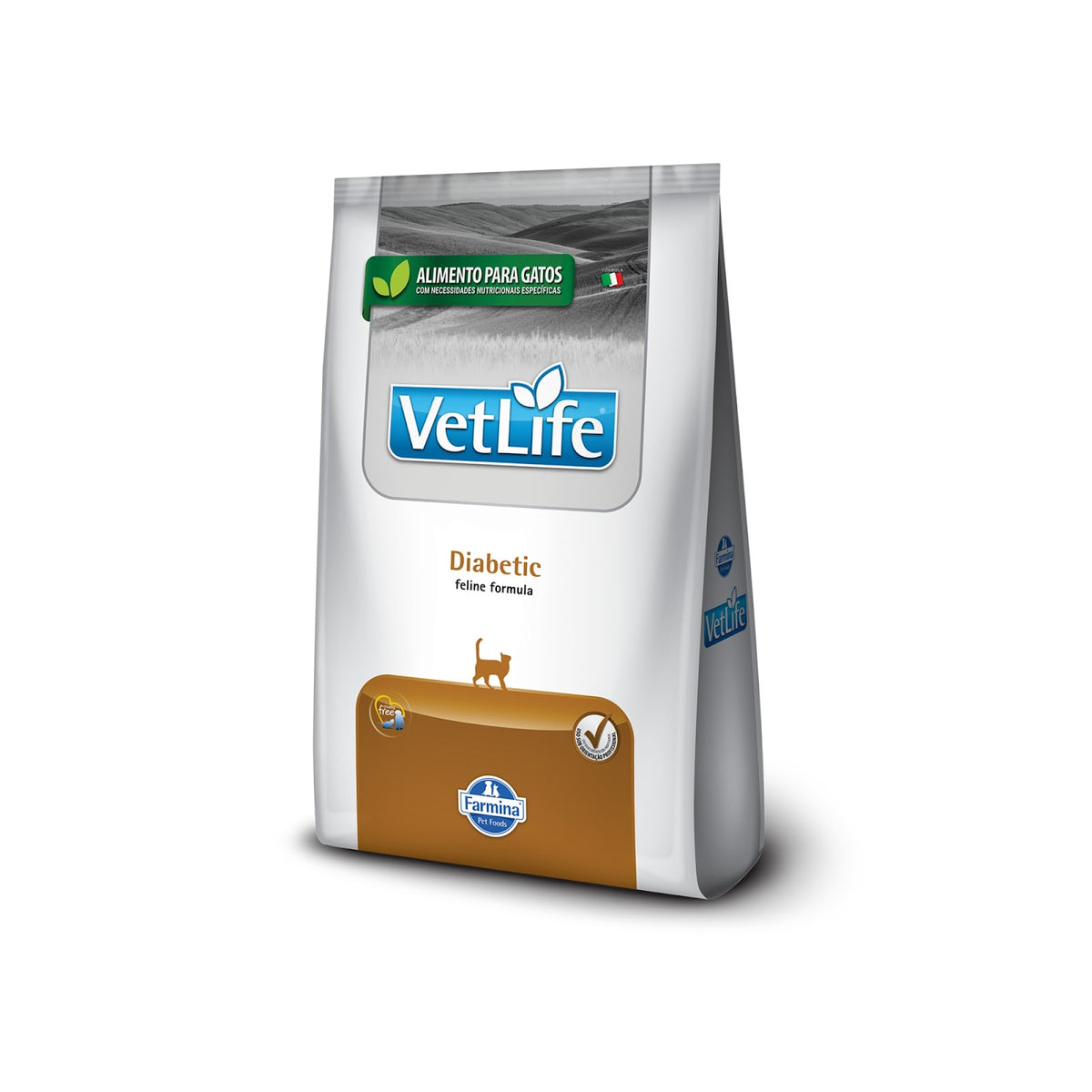 Vet Life Diabetic para Gatos Adultos de Todas as Raças 2Kg