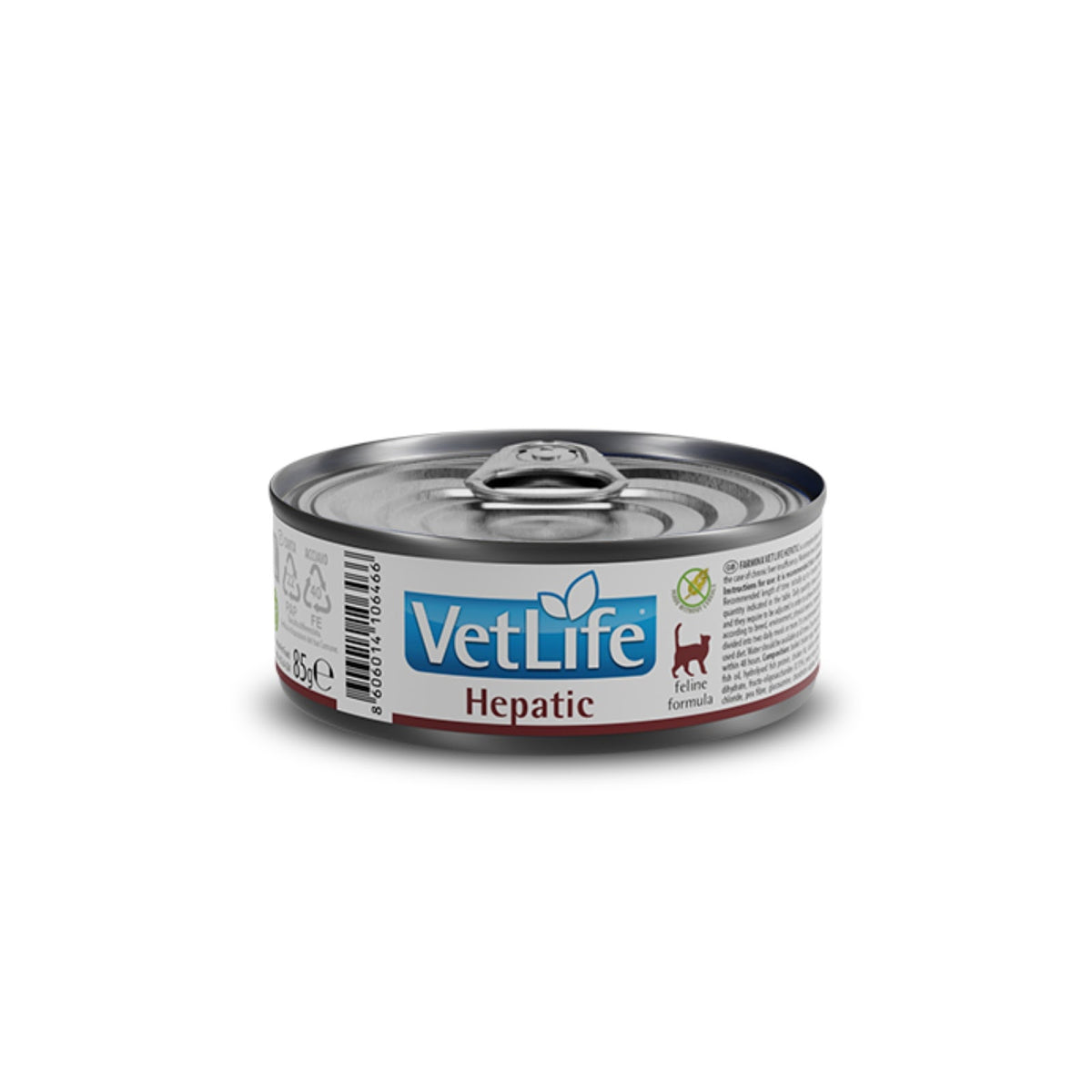 Vet Life Hepatic para Gatos Adultos de Todas as Raças 85g