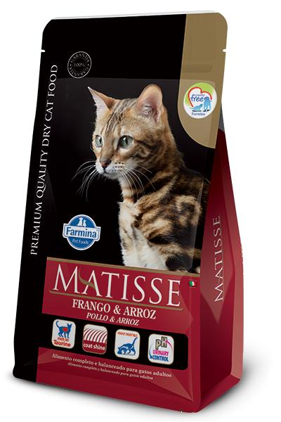 Matisse para Gatos Adultos de Todas as Raças Sabor Frango e Arroz 800g