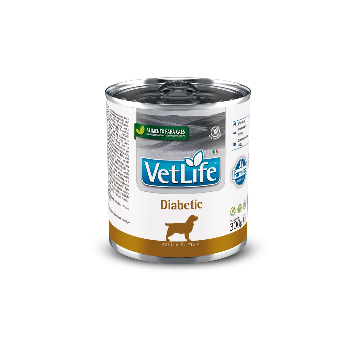 Vet Life Diabetic para Cães Adultos de Todas as Raças 300g